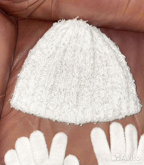 Шапка перчатки шарф