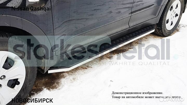 Пороги подножки Nissan Qashqai TOR