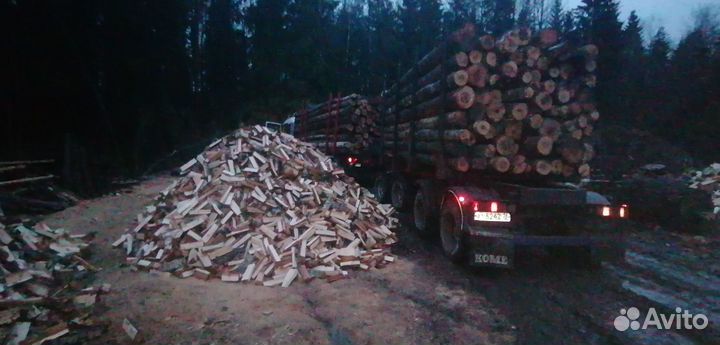 Дрова в укладку