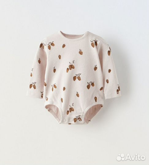Новый боди в рубчик Zara baby, 80