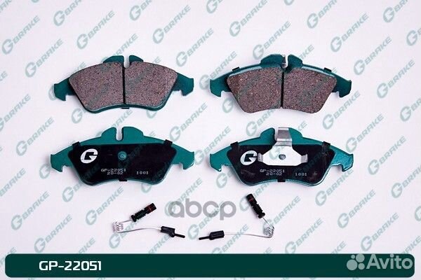 Колодки G-brake GP-22051 GP-22051 gbrake