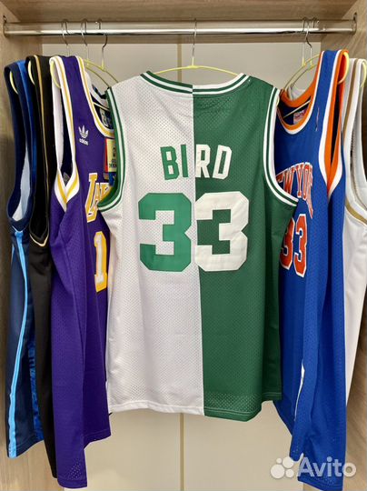 Баскетбольная джерси майка Boston Bird