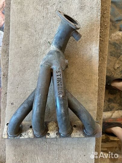 Выхлоп стингер Веста 1.6 на 16 клапанов