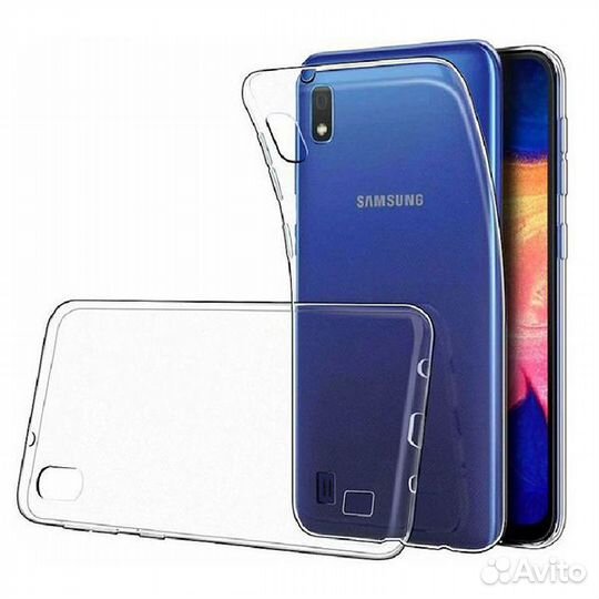 Чехол силиконовый для Samsung Galaxy A10