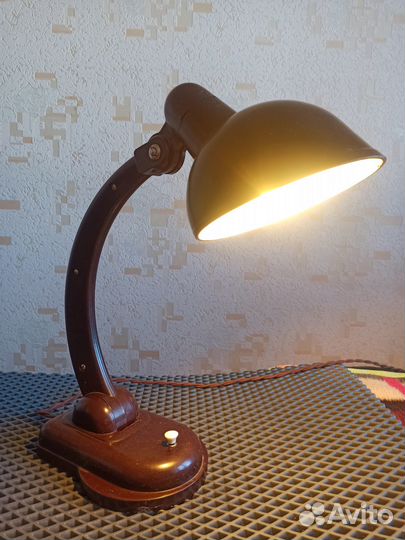 Карболитовая настольная лампа СССР - 