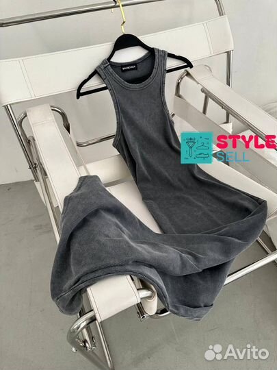 Balenciaga платье макси облегающее