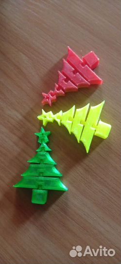 Яркие Игрушки для ёлки, брелок