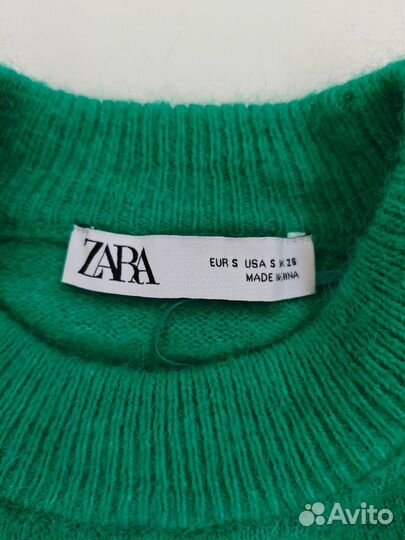 Свитер zara с альпакой