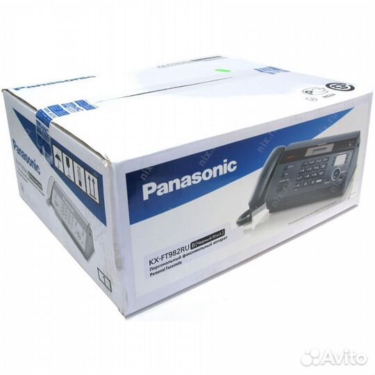 Телефон факс panasonic KX-FT982RU-В