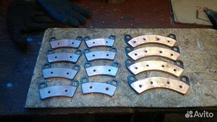 Медные колодки для квадроцикла
