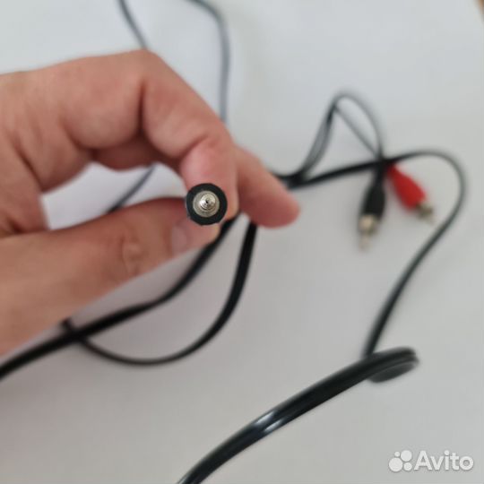 Кабель AUX 3,5 Jack - 2xRCA Тюльпаны 1,5 м(Скупка)