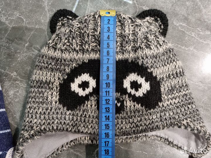 Шлем kotik и с ушками теплая, новые. Шерсть