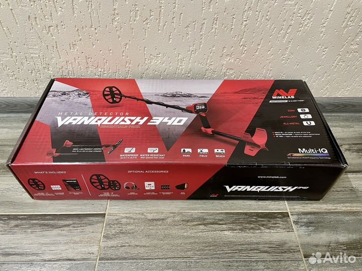 Металлоискатель minelab vanquish 340