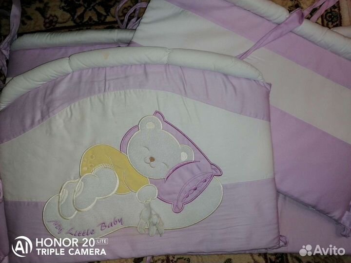 Бортики в детскую кроватку