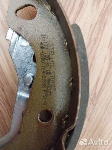 Тормозные колодки задние на fiat Punto 2