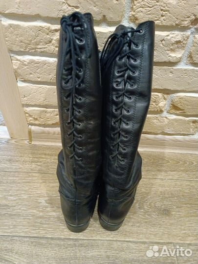 Сапоги женские натуральная кожа 37