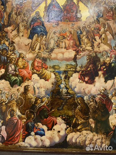 Редчайшая икона на золоте 