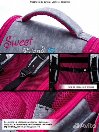 Ранец школьный для девочки winner one