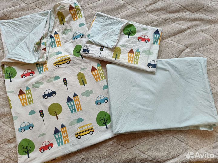 Детское постельное белье, покрывало, одеяло