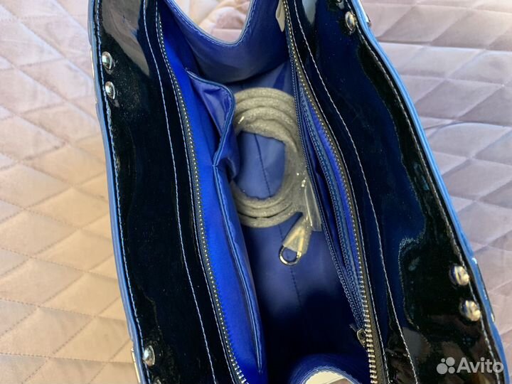 Сумка натуральная кожа Tosca BLU