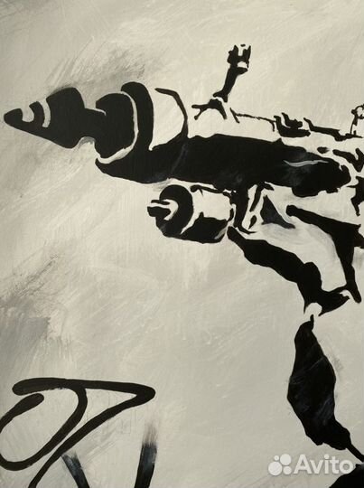 Интерьерная Картина копия Бэнкси Джоконда