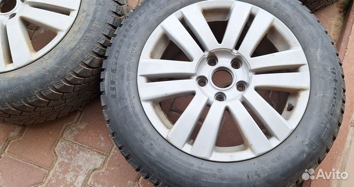 Литые диски r16 5x112 c зимней резиной