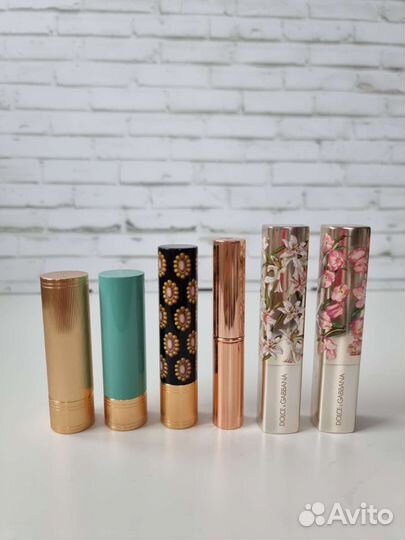 Помады gucci,dolce gabbana