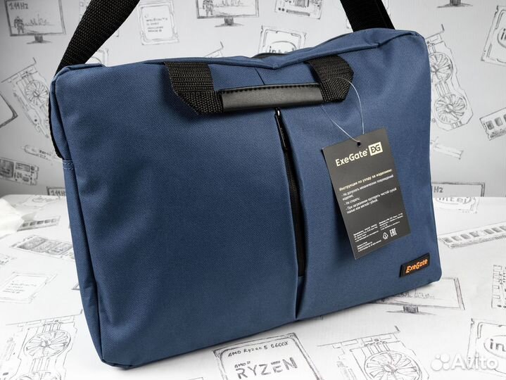 Сумка для ноутбука ExeGate Office F1590 Dark-Blue