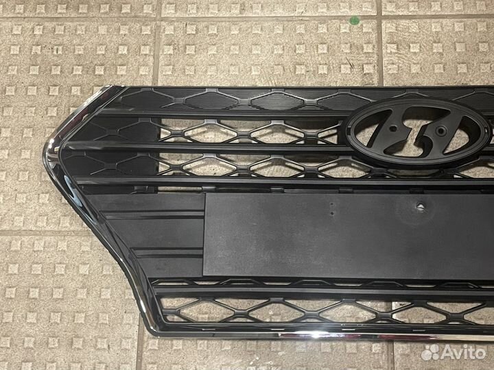 Решетка радиатора hyundai solaris 2