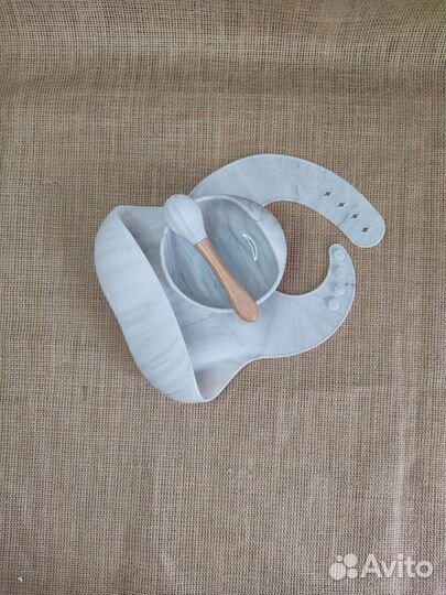 Детская посуда из пищевого силикона. Без запаха