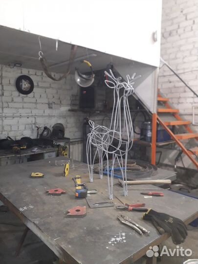 Садовые фигуры из металла