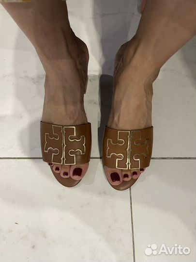 Tory burch шлепанцы