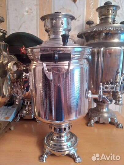 Довяной самовар.5 л для дачи.Новый.Склад