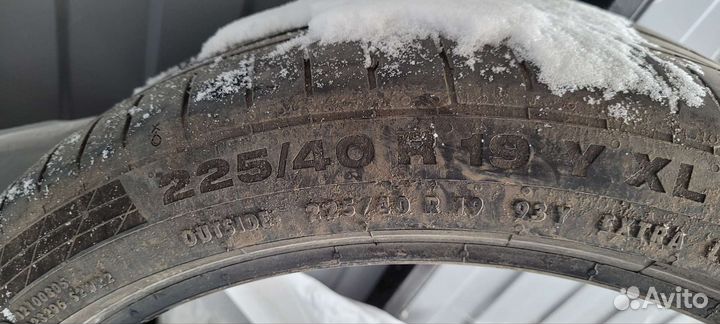 Continental ContiSportContact 5 225/40 R19 и 255/35 R19