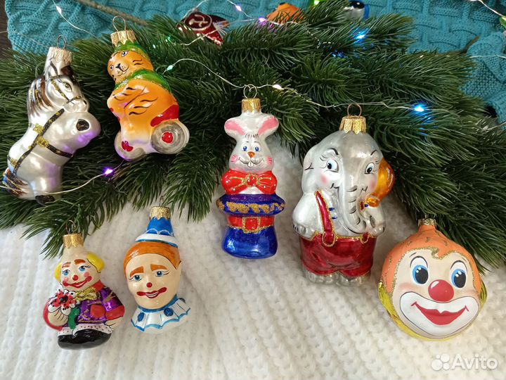 Елочные игрушки Стекло