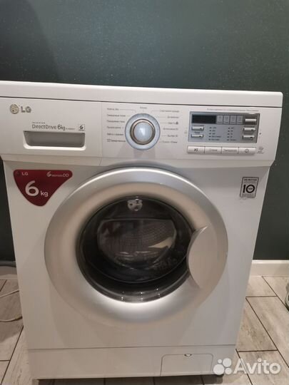 Стиральная машина бу lg 6 кг