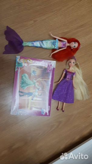 Куклы Disney русалка рапунцель барби винкс