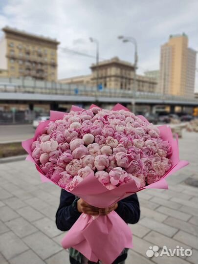 Пионы букет пионов доставка