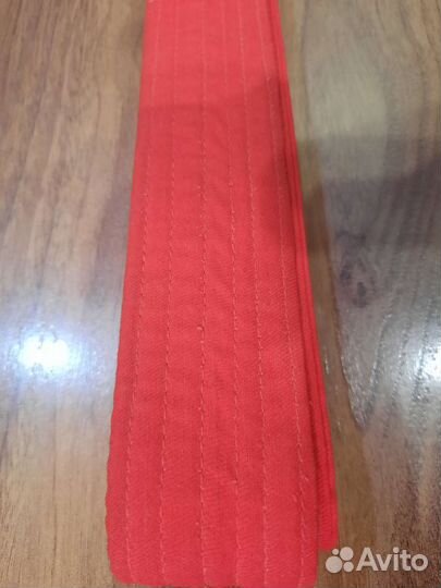 Красный пояс самбо СССР новый 2,73м