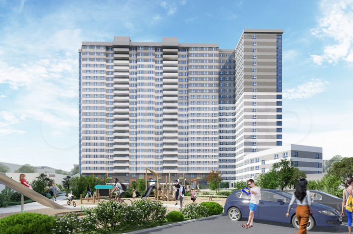 1-к. квартира, 101,7 м², 7/23 эт.