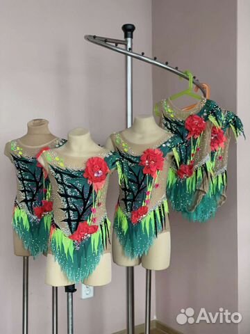 Купальники групповые для художественной гимнастики