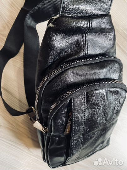 Мужская кожаная сумка для документов