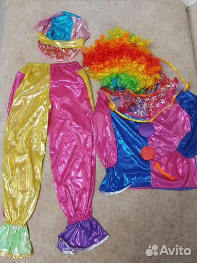 Новогодний костюм клоуна