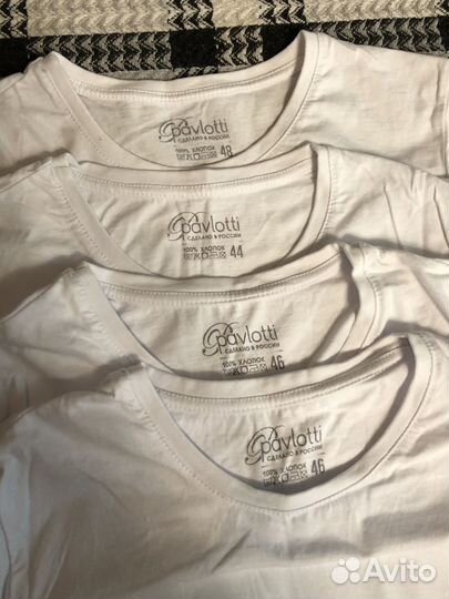 Укороченные белые футболки женские 40-42