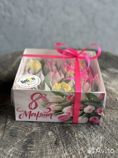 Тюльпаны из зефира