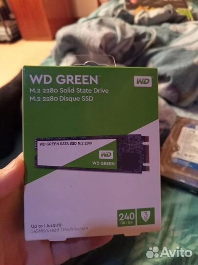 SSD M.2 WD green 240гб