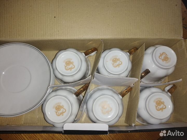 Чайный сервиз новый в коробке на 6 персон
