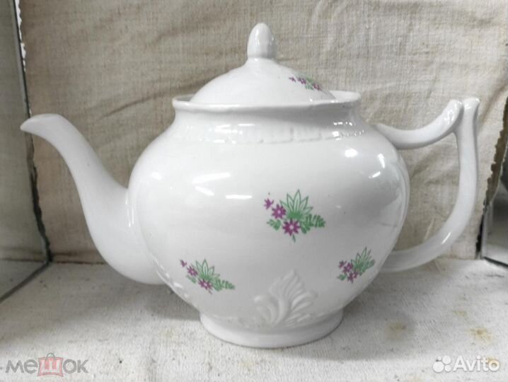 Чайник заварочный большой. Фарфор 