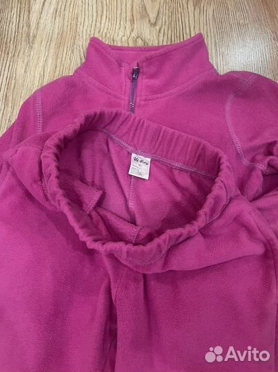 Костюм флисовый для девочки на 5-6лет