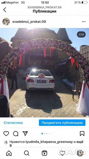 Аренда свадебной арки и украшений